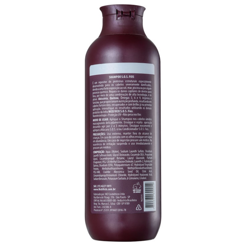 Nick & Vick PRO-Hair S.O.S Fios - Shampoo 250ml