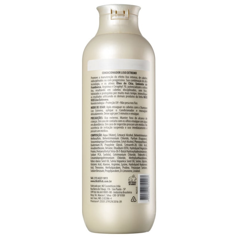 Nick & Vick PRO-Hair Liso Extremo - Condicionador 250ml