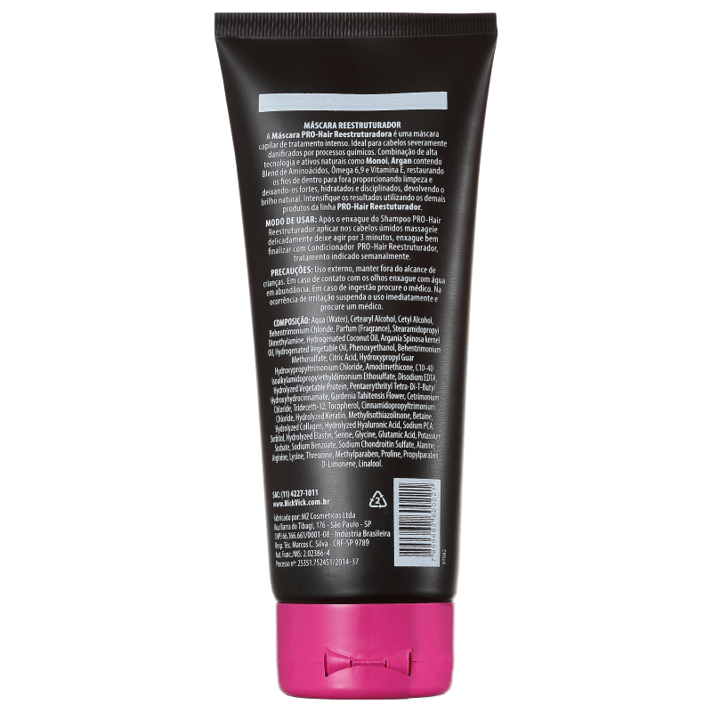 Nick & Vick PRO-Hair Reestruturador - Máscara de Tratamento 200g