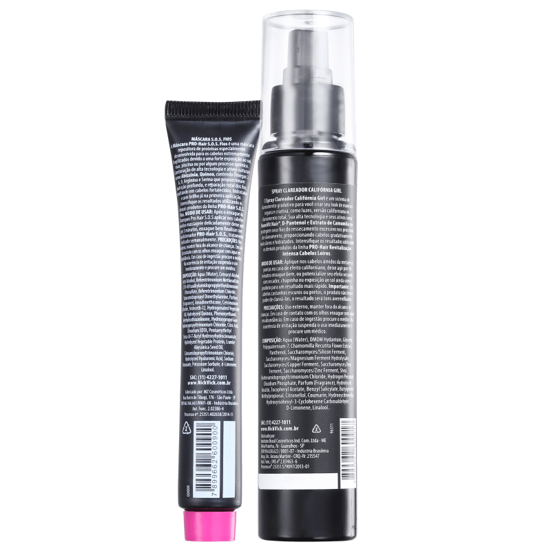 Nick & Vick PRO-Hair California Girl - Spray Clareador + Máscara S.O.S