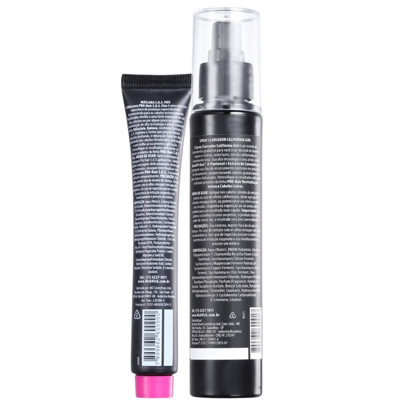 Nick & Vick PRO-Hair California Girl - Spray Clareador + Máscara S.O.S