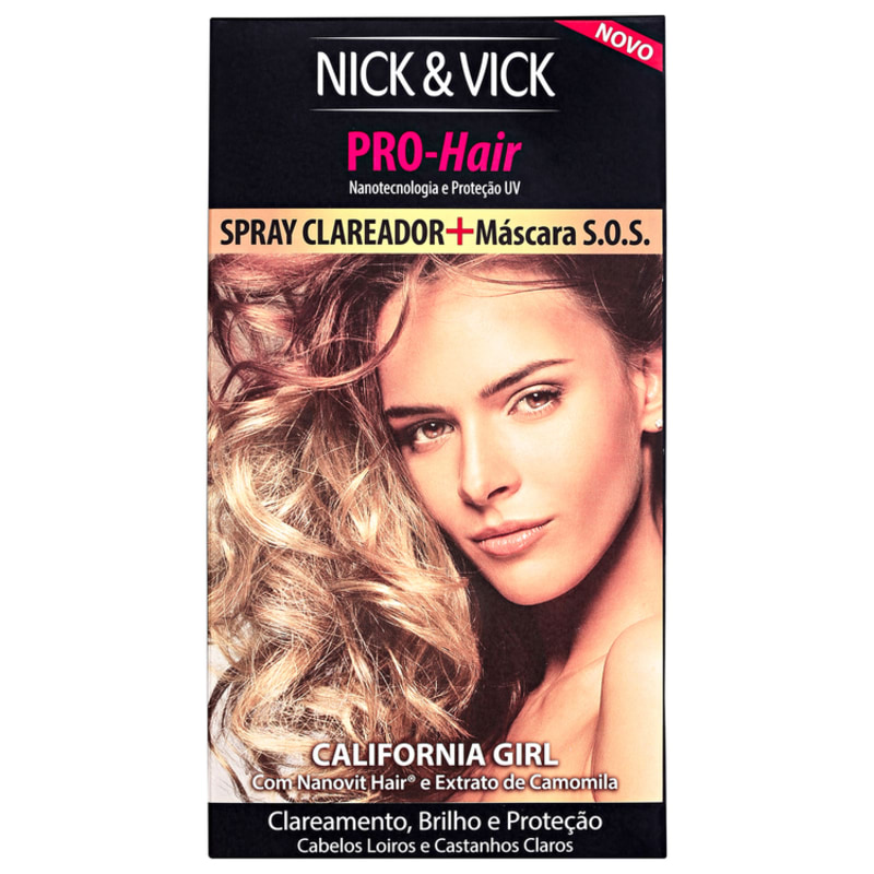 Nick & Vick PRO-Hair California Girl - Spray Clareador + Máscara S.O.S