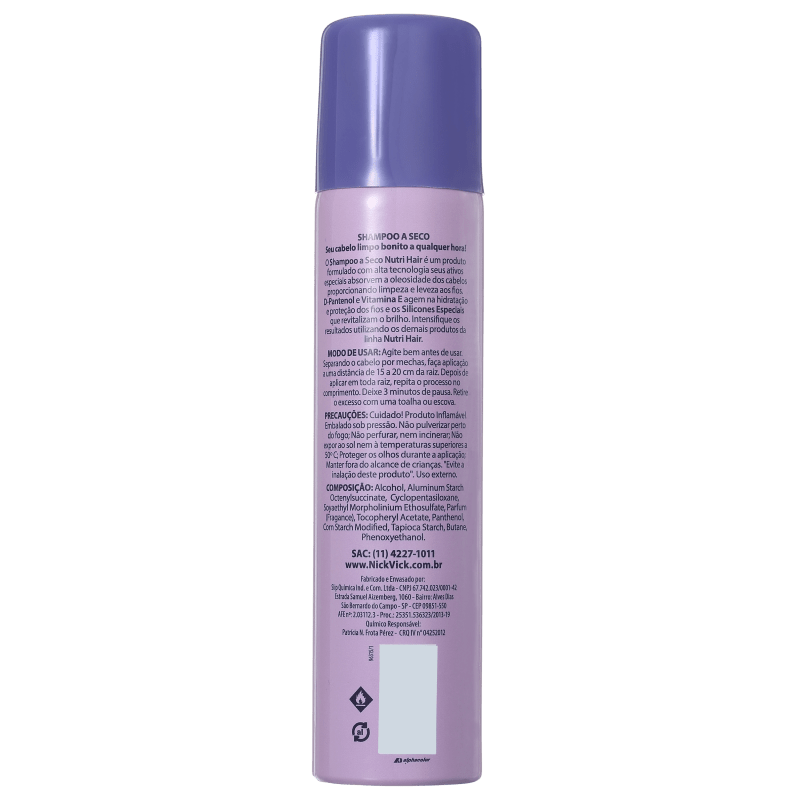 Nick & Vick NUTRI-Hair - Shampoo a Seco 150ml