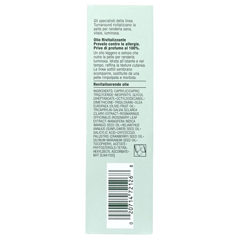 Clinique Turnaround Revitalizing - Óleo Hidratante Facial 30ml