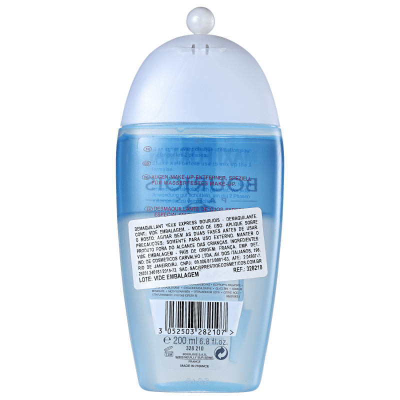 Bourjois Démaquillant Yeux Express - Demaquilante Bifásico 200ml