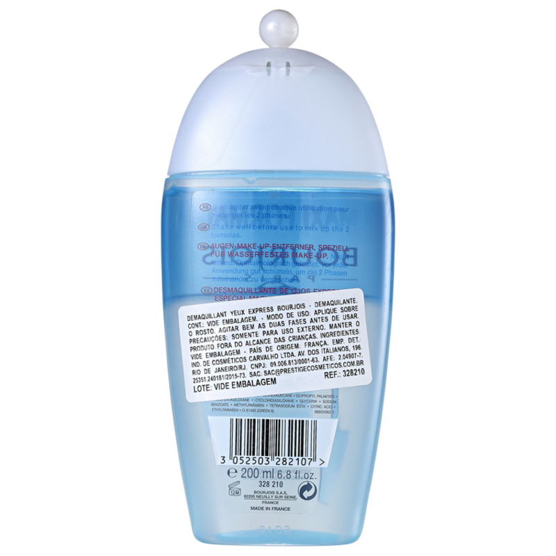 Bourjois Démaquillant Yeux Express - Demaquilante Bifásico 200ml