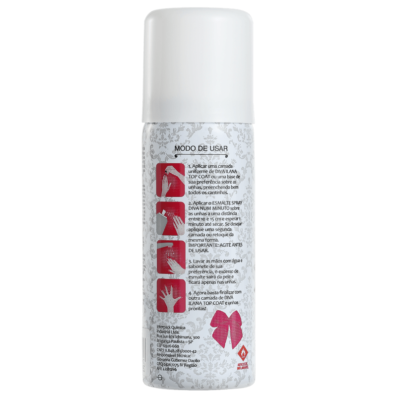 Diva Cosmetics Laila - Esmalte em Spray Perolado 50ml