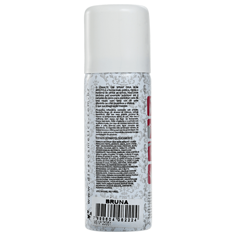 Diva Cosmetics Bruna - Esmalte em Spray Perolado 50ml