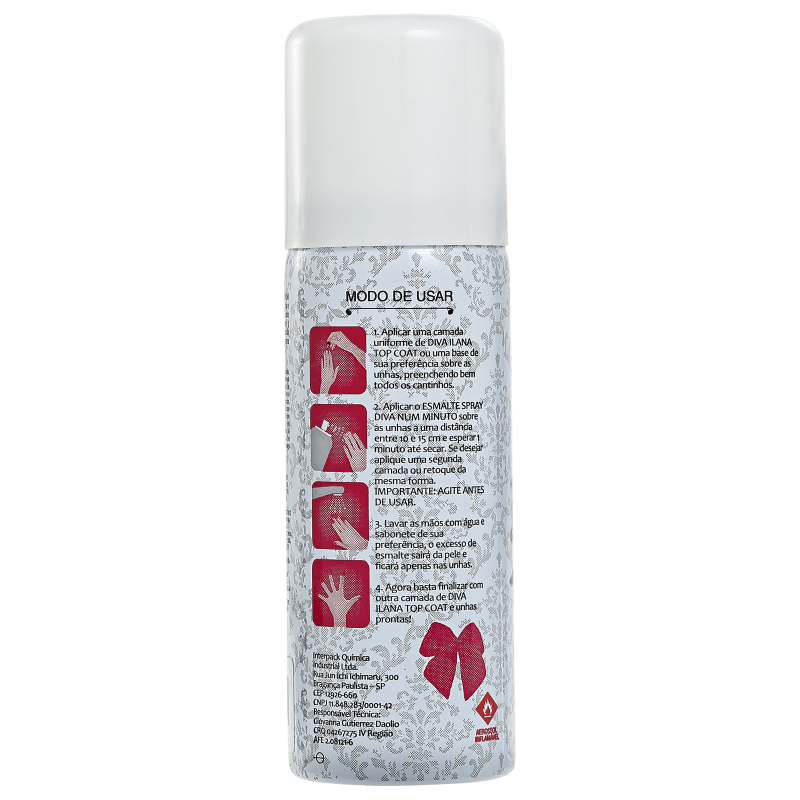 Diva Cosmetics Nadia - Esmalte em Spray Metálico 50ml