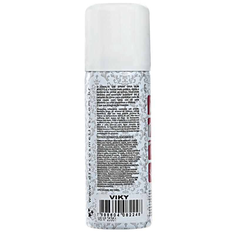Diva Cosmetics Viky - Esmalte em Spray Perolado 50ml