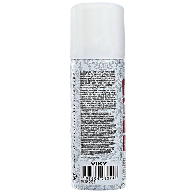 Diva Cosmetics Viky - Esmalte em Spray Perolado 50ml