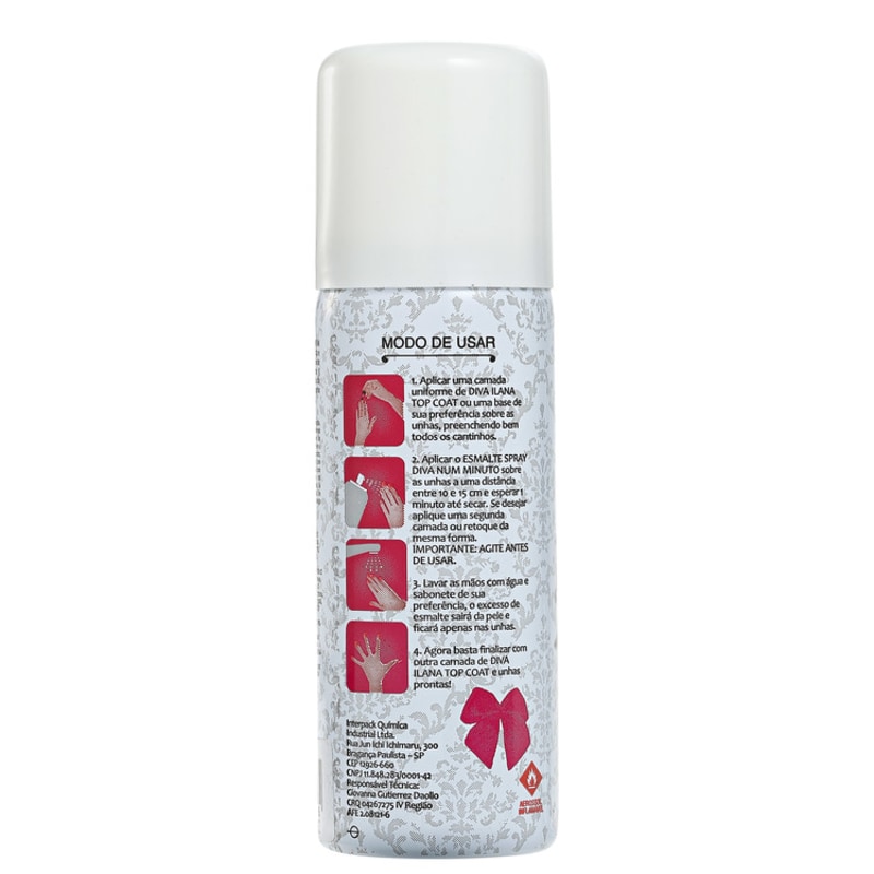 Diva Cosmetics Suzy - Esmalte em Spray Perolado 50ml