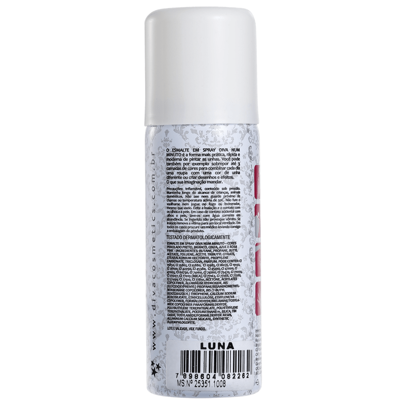 Diva Cosmetics Luna - Esmalte em Spray Metálico 50ml