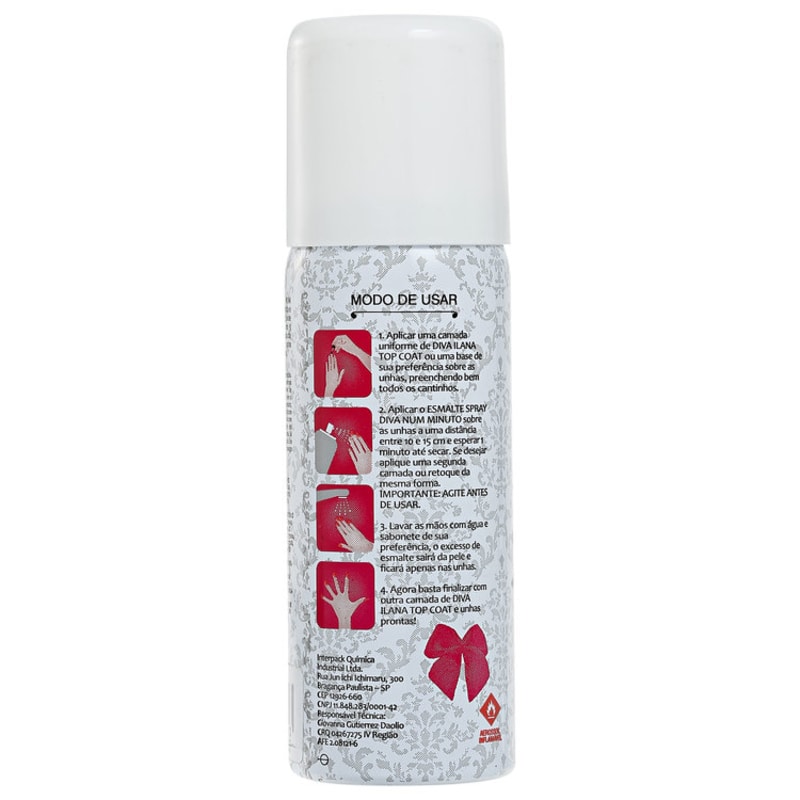 Diva Cosmetics Rita - Esmalte em Spray Perolado 50ml