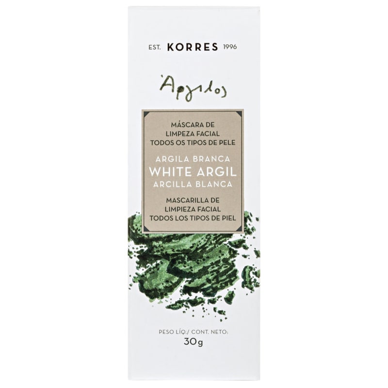 Korres Argila Branca - Máscara de Limpeza Facial 30g