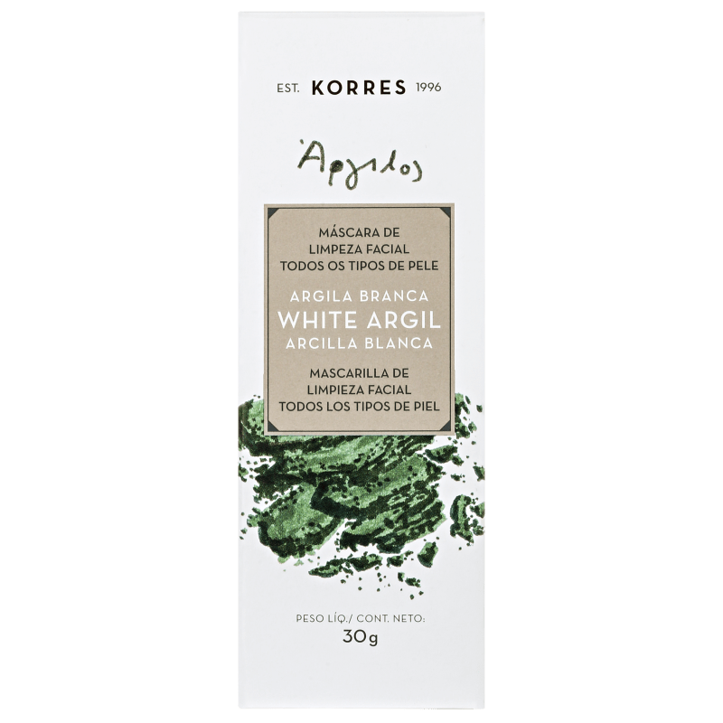 Korres Argila Branca - Máscara de Limpeza Facial 30g