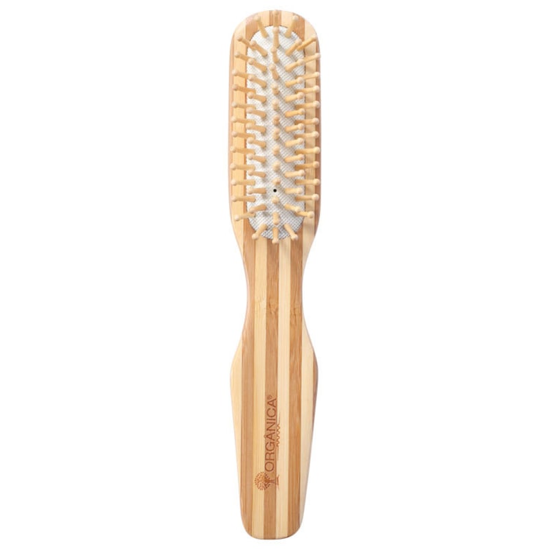 Orgânica Bambu Retangular - Escova de Cabelo