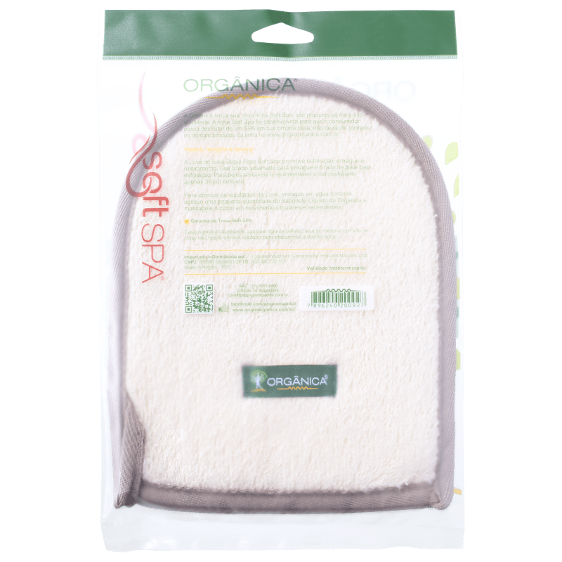 Orgânica Luva de Sisal Dupla Face - Luva de Banho