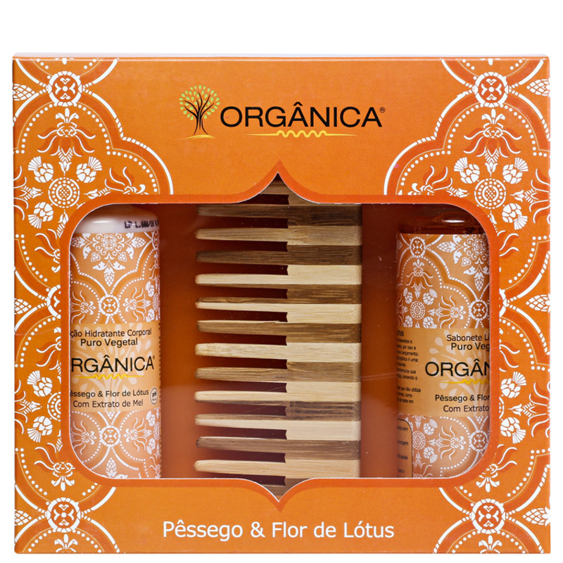 Kit Orgânica Set Pêssego e Flor de Lótus (3 produtos)