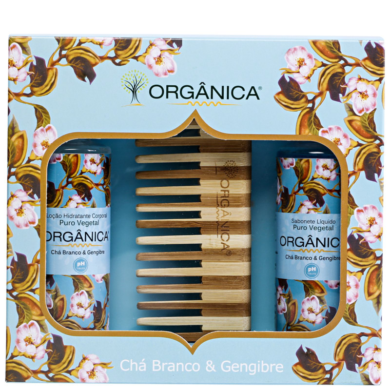 Kit Orgânica Set Chá Branco e Gengibre (3 produtos)