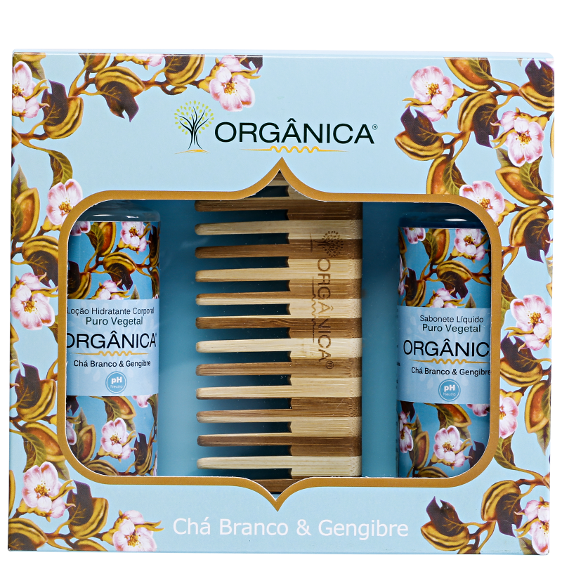 Kit Orgânica Set Chá Branco e Gengibre (3 produtos)