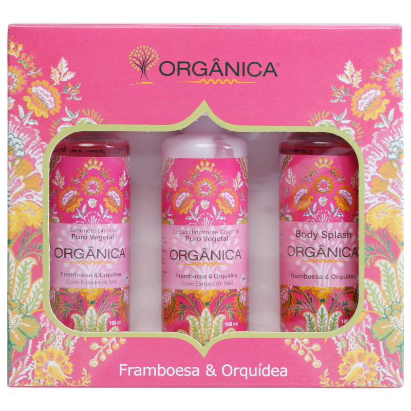 Kit Orgânica Tri Set Framboesa e Orquídea (3 produtos)