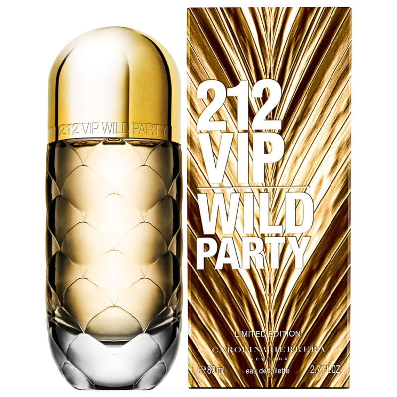 212 VIP Wild Party Carolina Herrera Eau de Toilette - Perfume Feminino 80ml