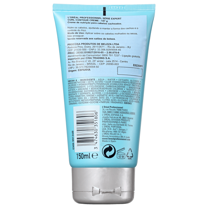 L’Oréal Professionnel Curl Contour - Creme de Pentear 150ml