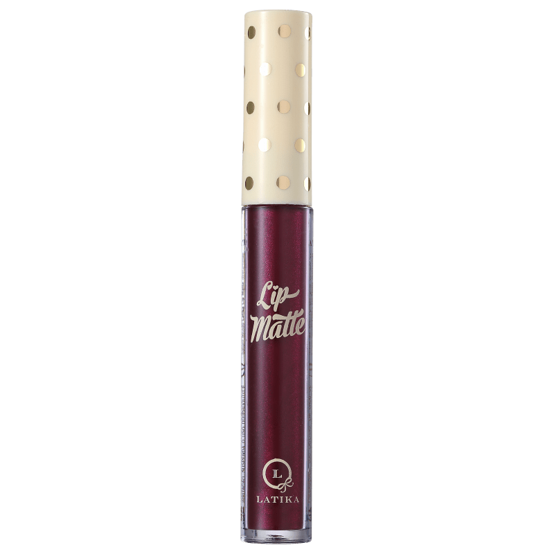 Latika Lip Vinho Nº 41 - Batom Líquido Metálico 4ml