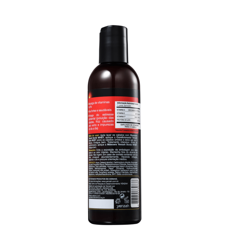 Yenzah Whey Bomb Cream Explosão de Crescimento - Condicionador 240ml