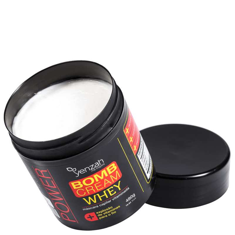 Yenzah Whey Bomb Cream - Máscara de Tratamento 480g