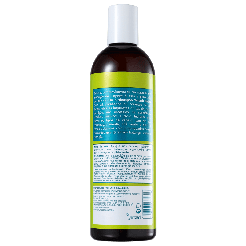 Yenzah Detox - Shampoo Desintoxicante 365ml