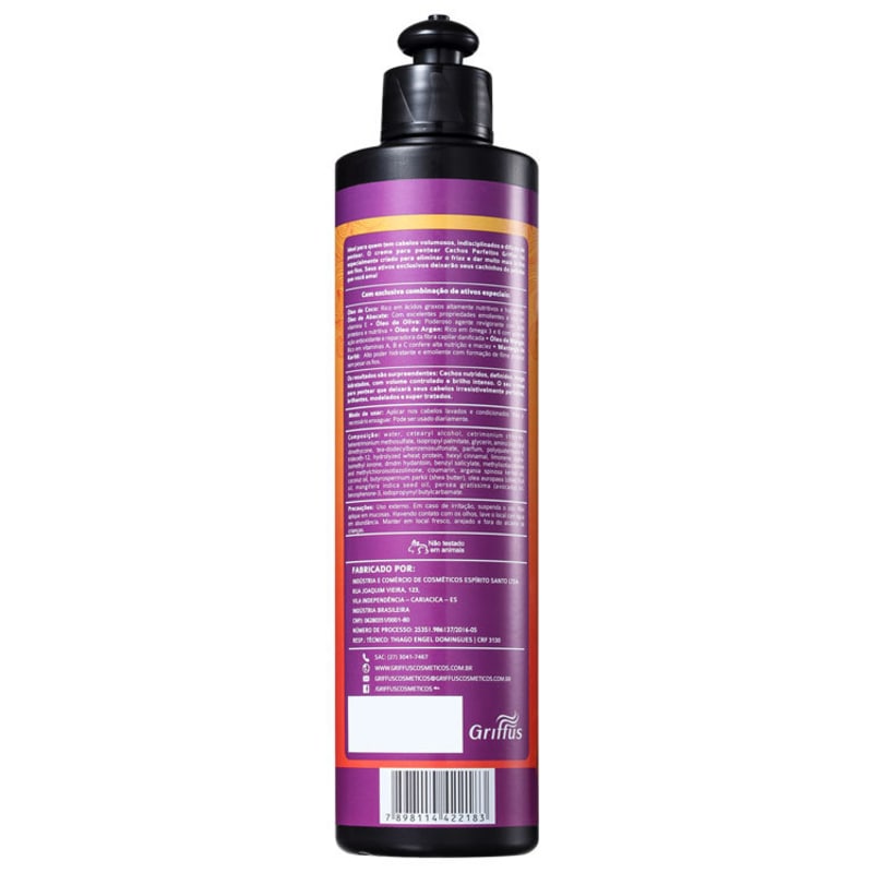 Griffus Amo Cachos Perfeitos - Creme de Pentear 400ml