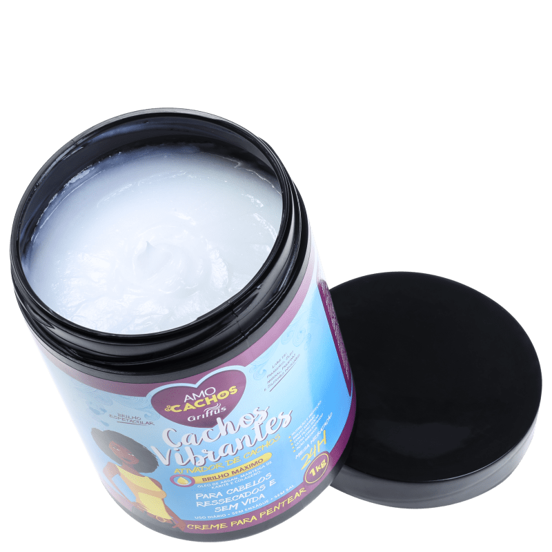 Griffus Amo Cachos Vibrantes - Ativador de Cachos 1000g