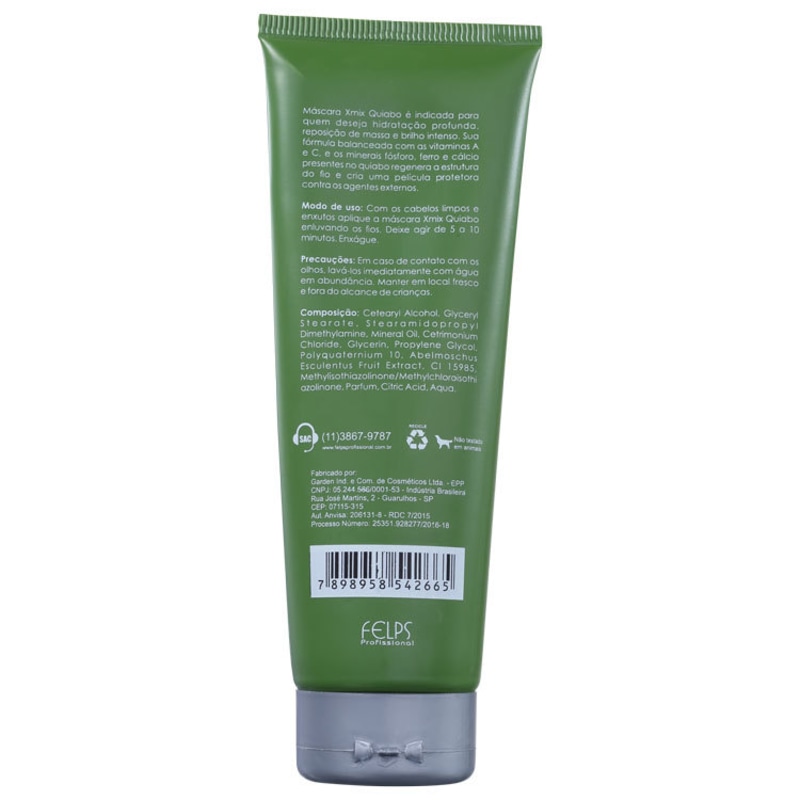 Felps Profissional Xmix Quiabo - Máscara 250g