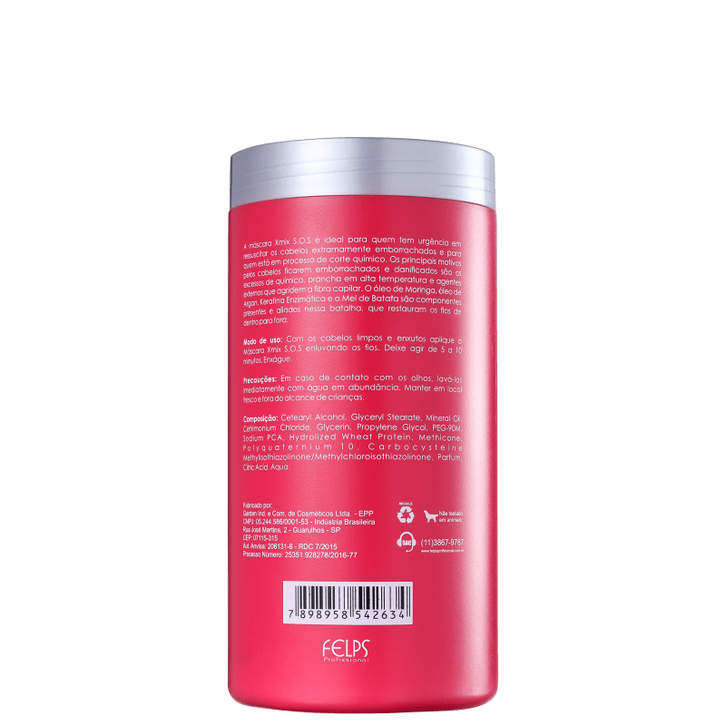 Felps Profissional Xmix SOS - Máscara 1000g