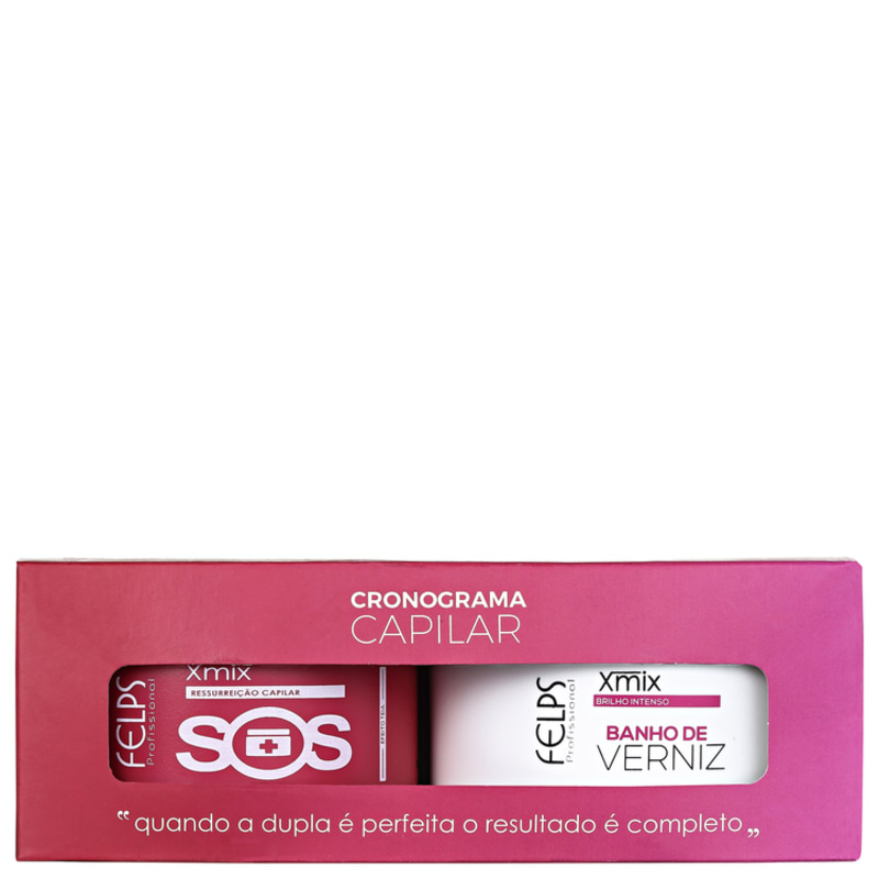 Felps Profissional Xmix Cronograma Capilar Ressurreição dos Fios Kit (2 Produtos)