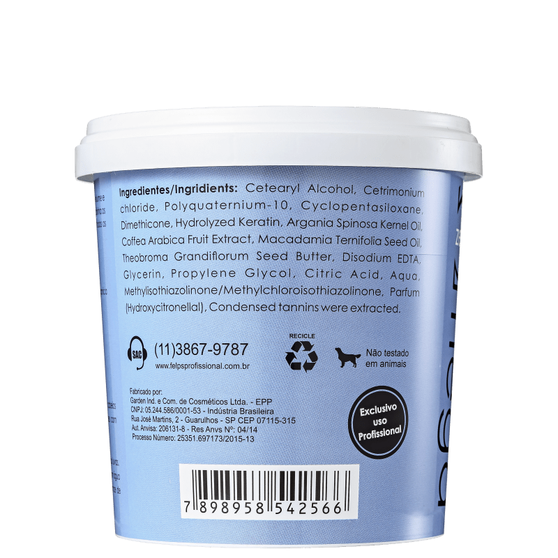 Felps Profissional Omega Zero BTX Organic - Redutor de Volume 1000g