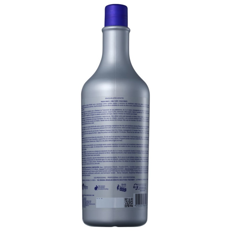 Inoar Brazilian Afro Keratin - Redutor de Volume 1000ml