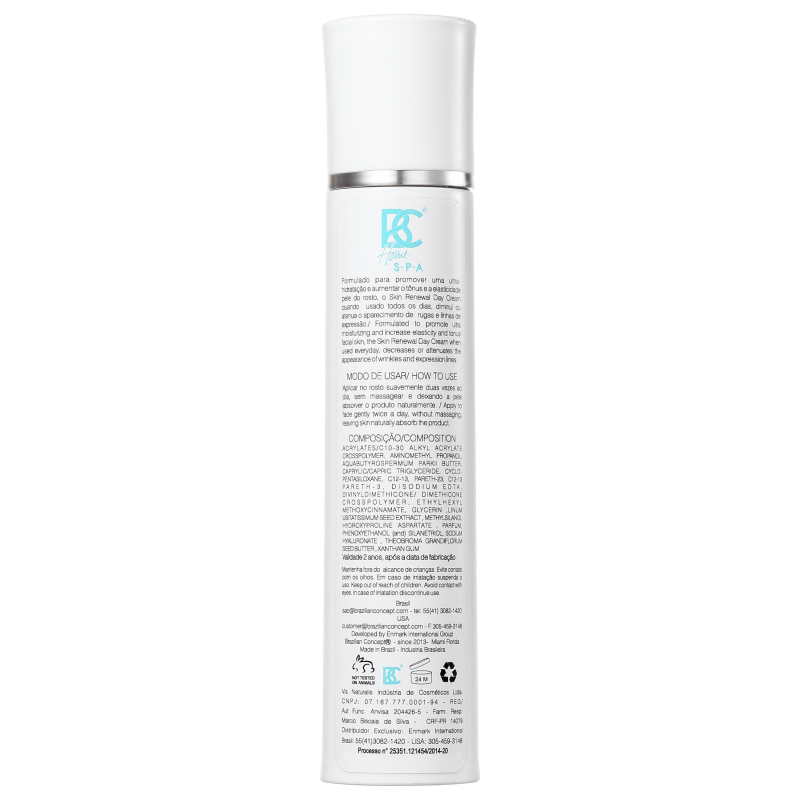 Brazilian Concept Skin Renewal DNA Protective Day - Creme Anti-Idade Diurno 50g