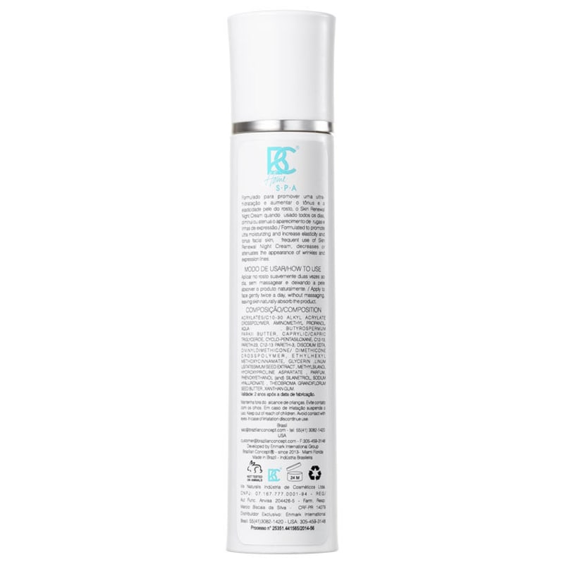 Brazilian Concept Skin Renewal Night Cream - Creme Antirrugas Noturno 50g