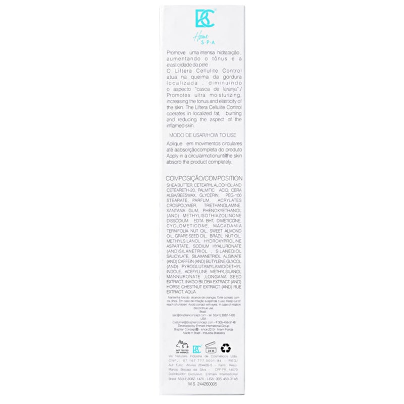 Brazilian Concept Liftera Cellulite Control - Creme para Celulite 50g