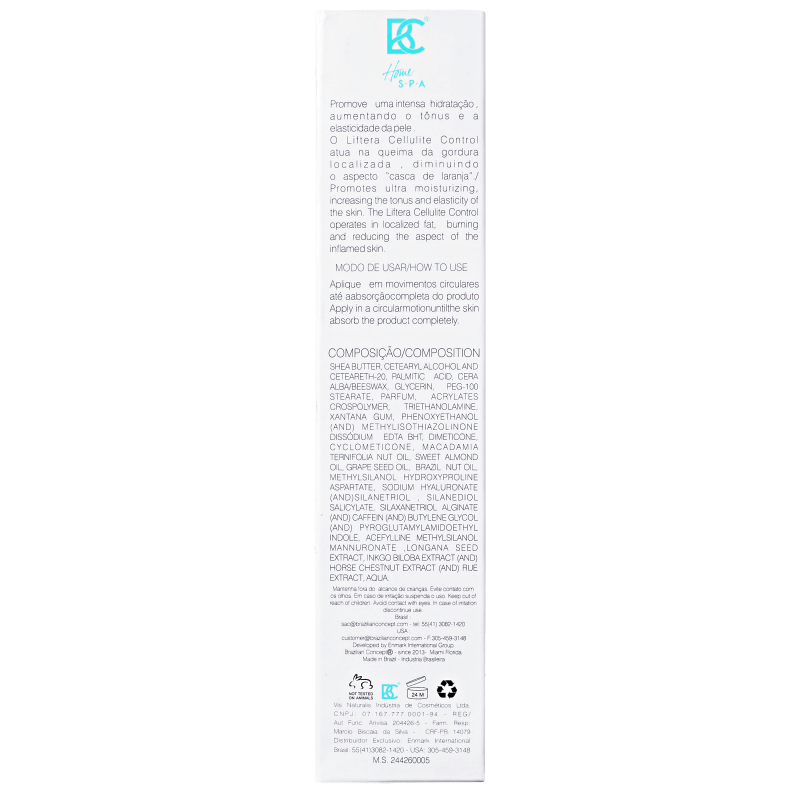 Brazilian Concept Liftera Cellulite Control - Creme para Celulite 50g