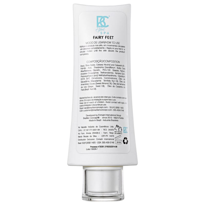 Brazilian Concept Fairy Feet Ultra Moisturizing Cream - Hidratante para Pés 50g