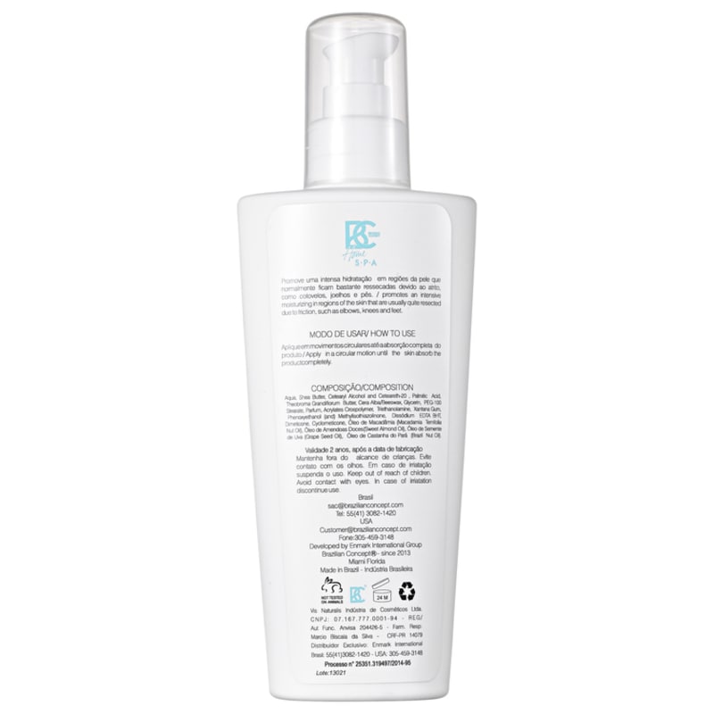 Brazilian Concept Body Cream Intense Moisture - Creme Hidratante Corporal 150g