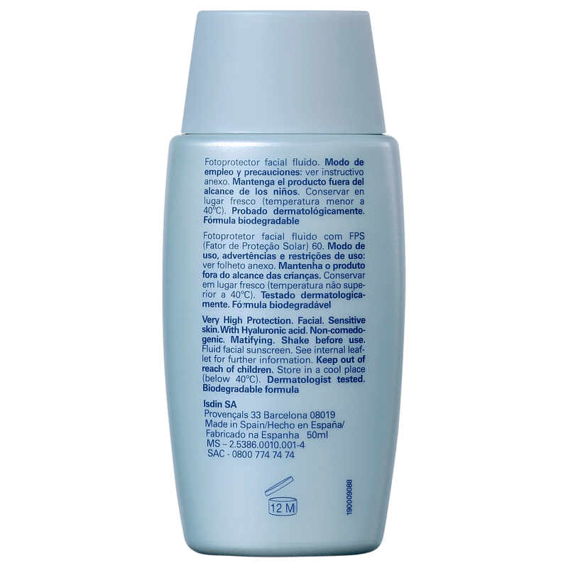 ISDIN Fotoprotector Fusion Fluid FPS 50 - Protetor Solar Facial 50ml