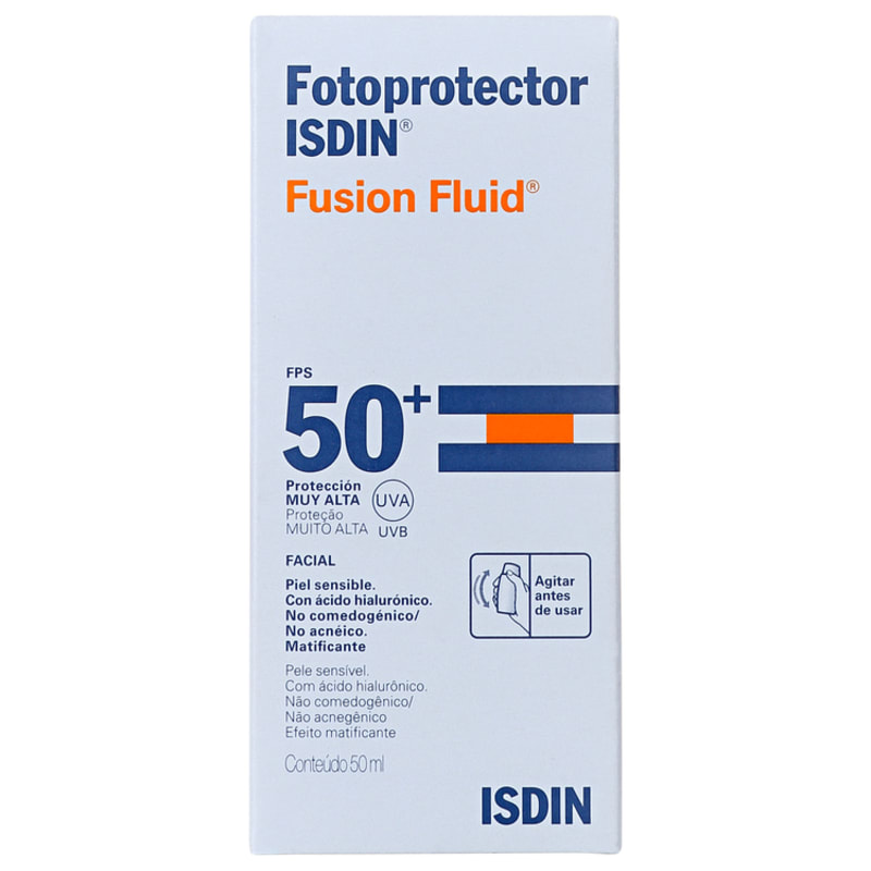 ISDIN Fotoprotector Fusion Fluid FPS 50 - Protetor Solar Facial Fluído 50ml