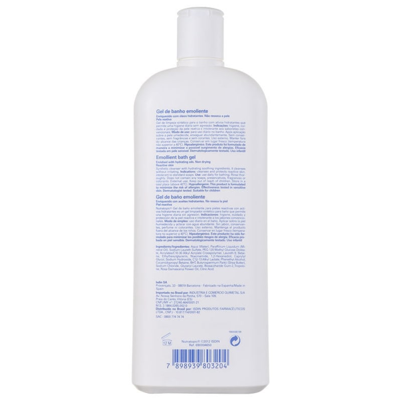 ISDIN Nutratopic - Gel de Banho 400ml