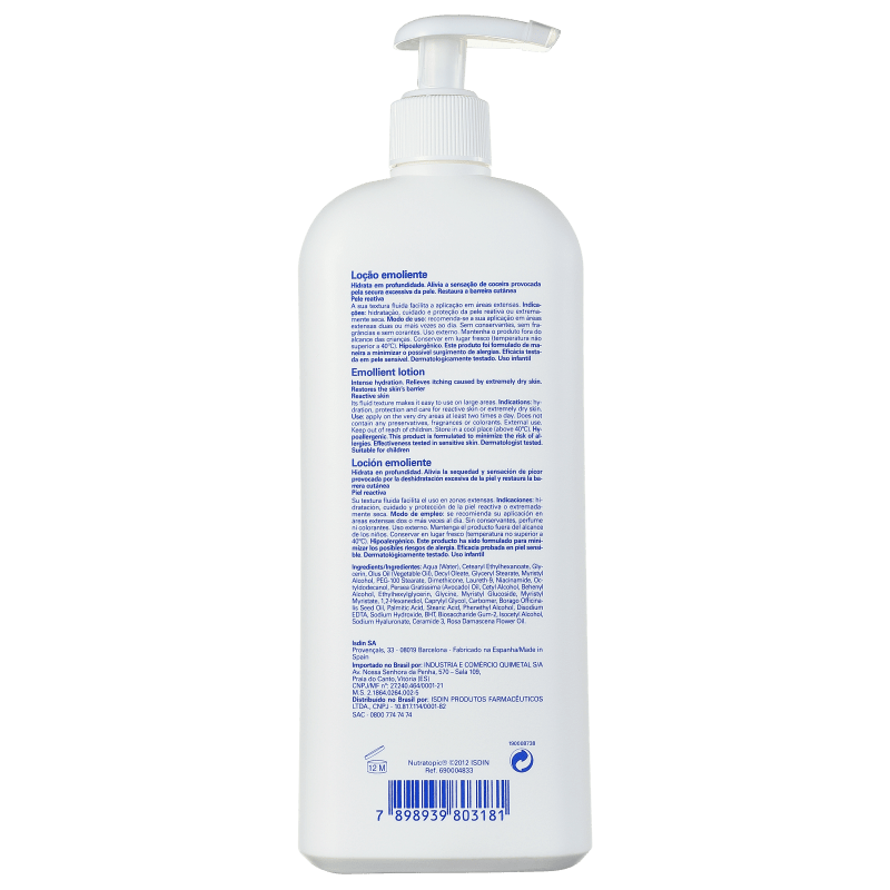 ISDIN Nutratopic - Loção Hidratante Corporal 400g