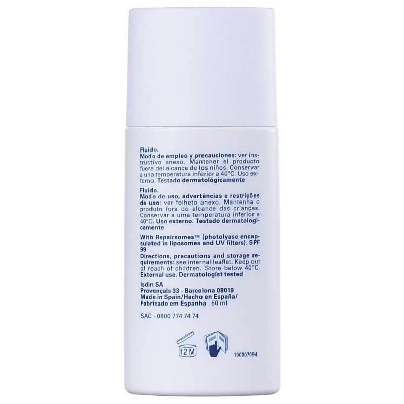 ISDIN Eryfotona AK-NMSC Fluid FPS 99 - Protetor Solar Facial 50ml